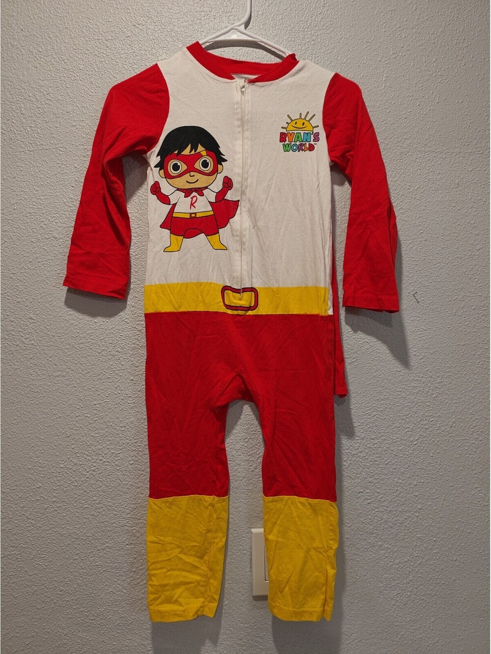 Ryan's World Kids One-Piece Pajamas Size 6